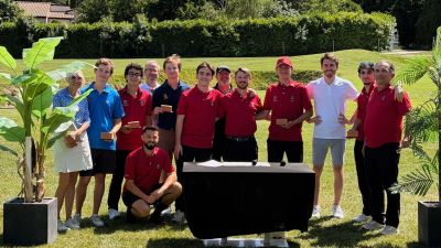 C'était le championnat du club en foursome - mixed up