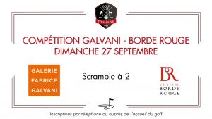 Galvani & Borde Rouge Cup - Dimanche 27 septembre