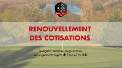 Renouvellement des cotisations 2025