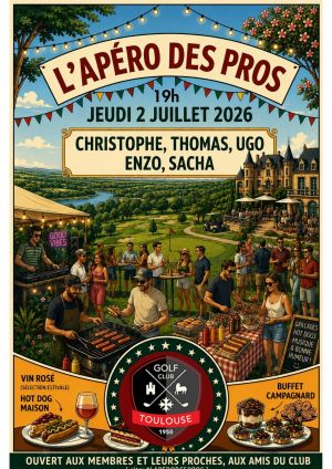 Apéro des Pros - Jeudi 2 juillet