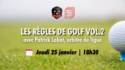 Les règles de golf - Jeudi 25 janvier - 18h30