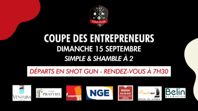 Coupe des Entrepreneurs 2024 - Simple & Shamble à 2 - Départs en shot gun