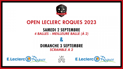 Open Leclerc Roques 2023